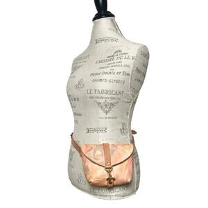 Glad & Young | Women | Big Sister Happy Hour Hand Marbled Full Leather Belt Bag